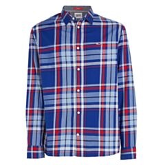 Tommy Jeans Essential Check Shirt Navy
