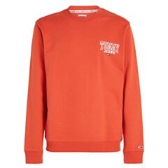 Tommy Jeans Graphic Sweat Burnt Vermilli