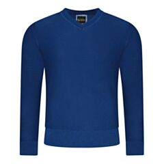 6th Sense Embassy V-Nk Knit In Blue Dept