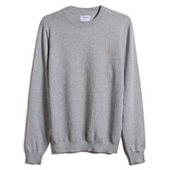 Farah Kirkley Textured Knit Grey Mar