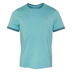 Farah Groves Ringer SS Tee In Stillwater