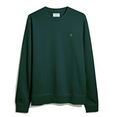 Farah Tim Crew Sweater Petrol Blue Marl