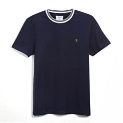 Farah Meadows Ss Tee True Navy
