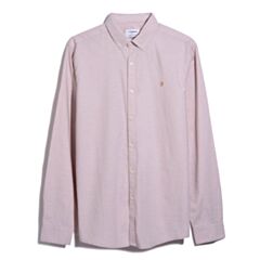Farah Steen Slim Ls Bd Shirt Mid Pink