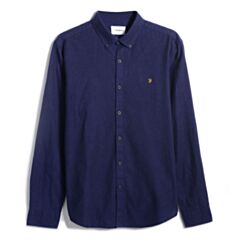 Farah Steen Slim Ls Bd Shirt True Blue