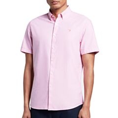 Farah Brewer SS Shirt In Coral Pink