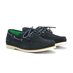 Tommy Hilfiger Suede Boat Shoe Navy