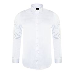 6th Sense Formal Stretch Shirt White