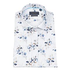 Guide London SS Printed shirt White Blue
