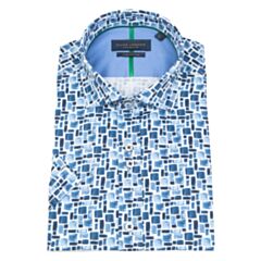Guide London SS Printed shirt White Navy