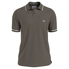 CK Jeans Tipping Slim Polo Brown