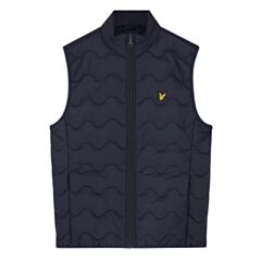 Lyle & Scott Crest Quilted Gilet Dark N