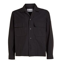 Calvin Klein Cotton Nylon Overshirt Blac