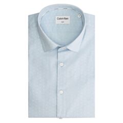 Calvin Klein Chambray Print Slim Shirt B