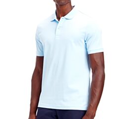 Calvin Klein Smooth Cotton Slim Polo Blu