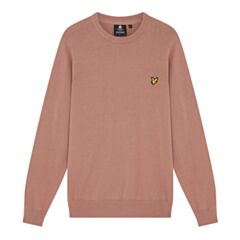 Lyle & Scott Cotton Crew Hutton Pink