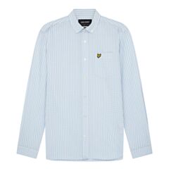 Lyle & Scott Slim Gingham Shirt Light Bl