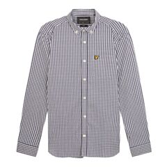 Lyle & Scott Slim Gingham Shirt Navy