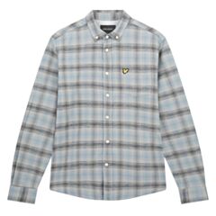 Lyle & Scott BD Check Shirt Cold Grey