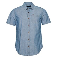 Superdry Vintage Loom S/S Shirt Indigo