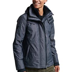 Superdry Zip Hood Arctic Windcheater Nav