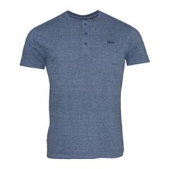 Superdry Vintage logo Emb Henley Navy