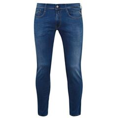 Replay Anbass Hyperflex Jeans In Dark Bl