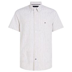 Tommy Hilfiger Linnen Mix SS Shirt White