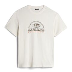 Napapijri Centre Logo Tee White Whisper