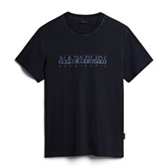 Napapijri Santiago SS Tee In Blue Marine