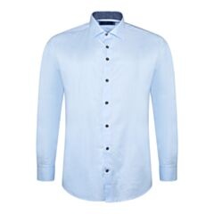 Pope Dots Printed Shirt In Light Blue