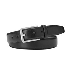 Profuomo Leather Belt In Black