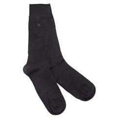 Swole Panda Ribbed Socks Jet Black