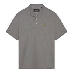 Lyle & Scott Plain Polo Shirt Grey
