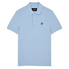 Lyle & Scott Plain Polo Shirt Light Blue
