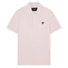 Lyle & Scott Plain Polo Shirt Light Pink
