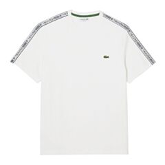 Lacoste Logo Tee In White