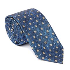 Remus Uomo Pattern Tie & Hanky Set Navy