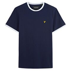 Lyle & Scott Ringer T-Shirt Navy White