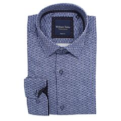 William Tailor Herringbone Printed Shirt