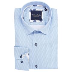 William Tailor Swirl Printed Shirt Blue