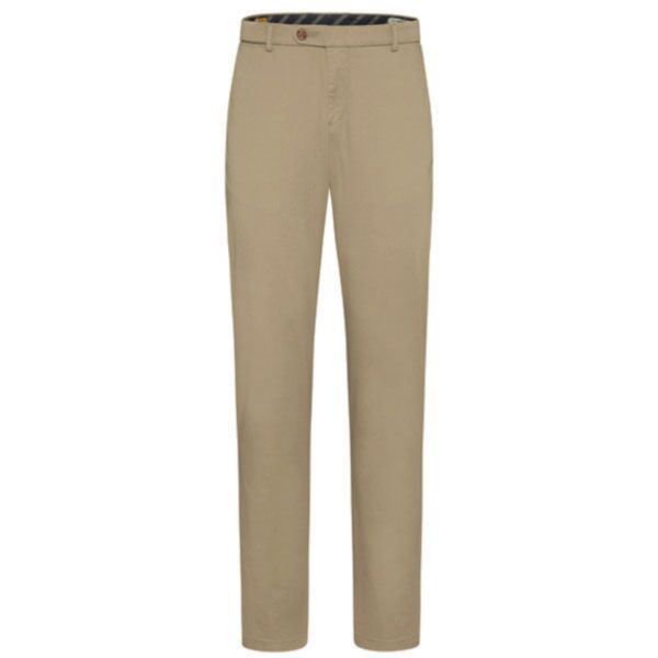 Beige Bugatti Luxury Cotton Chinos