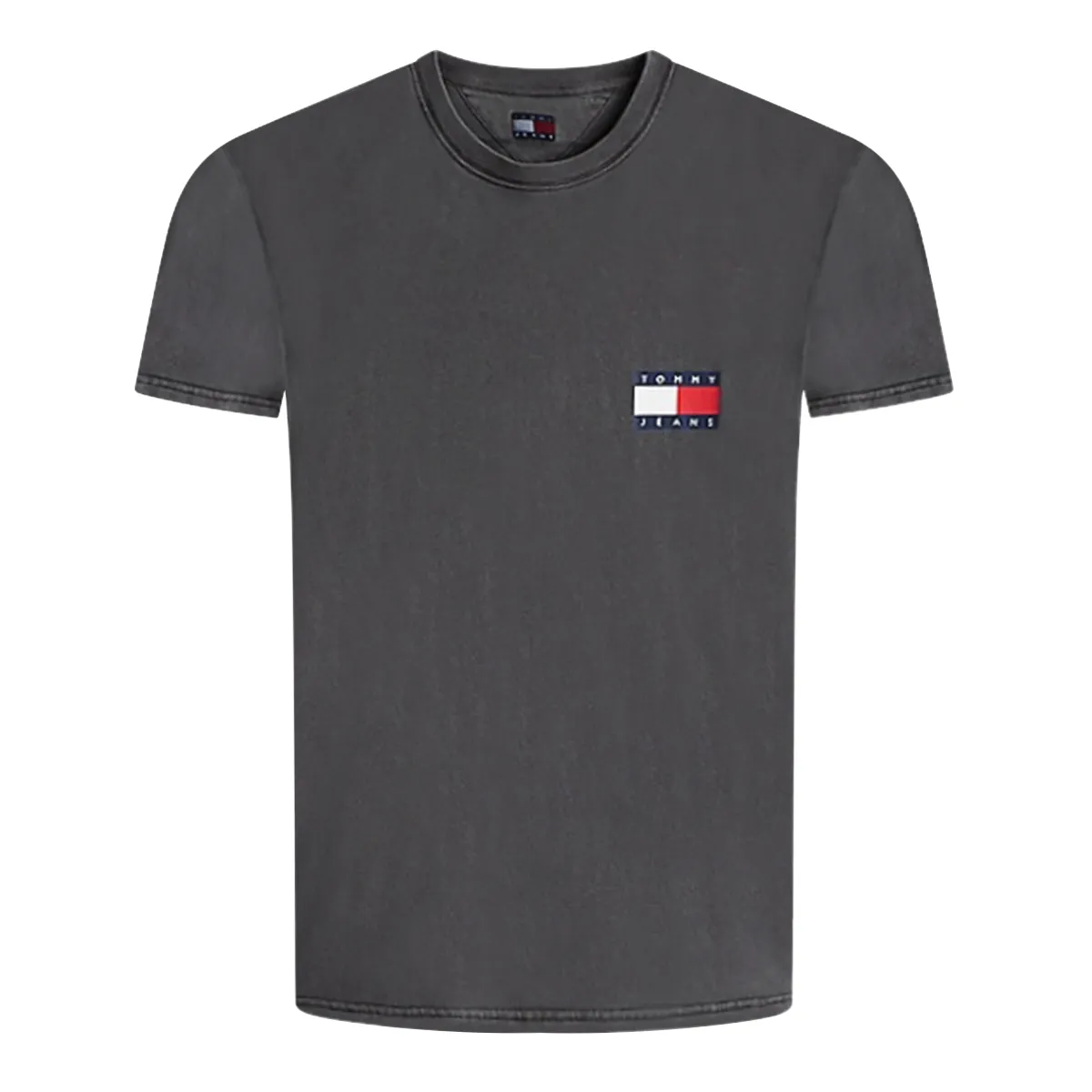Tommy Jeans Reg Heritage Flag T-Shirt Black