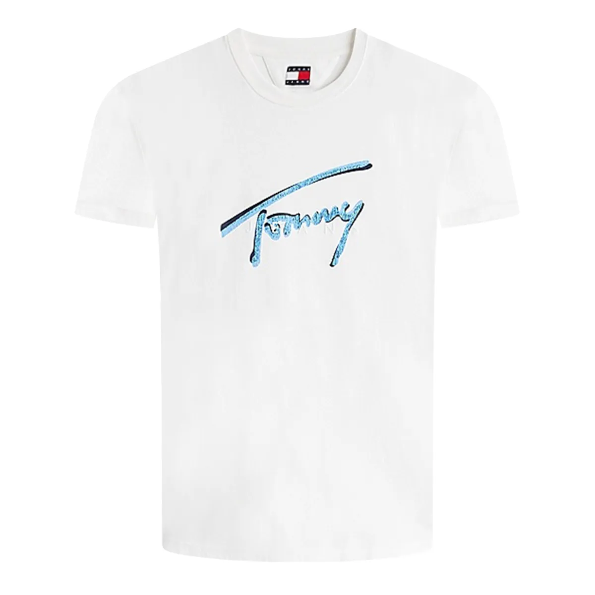 Tommy Jeans Reg Signature T-Shirt Ecru