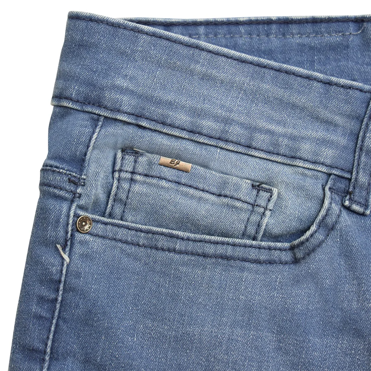 Ej Essential Slim Jeans Light Stone Wash