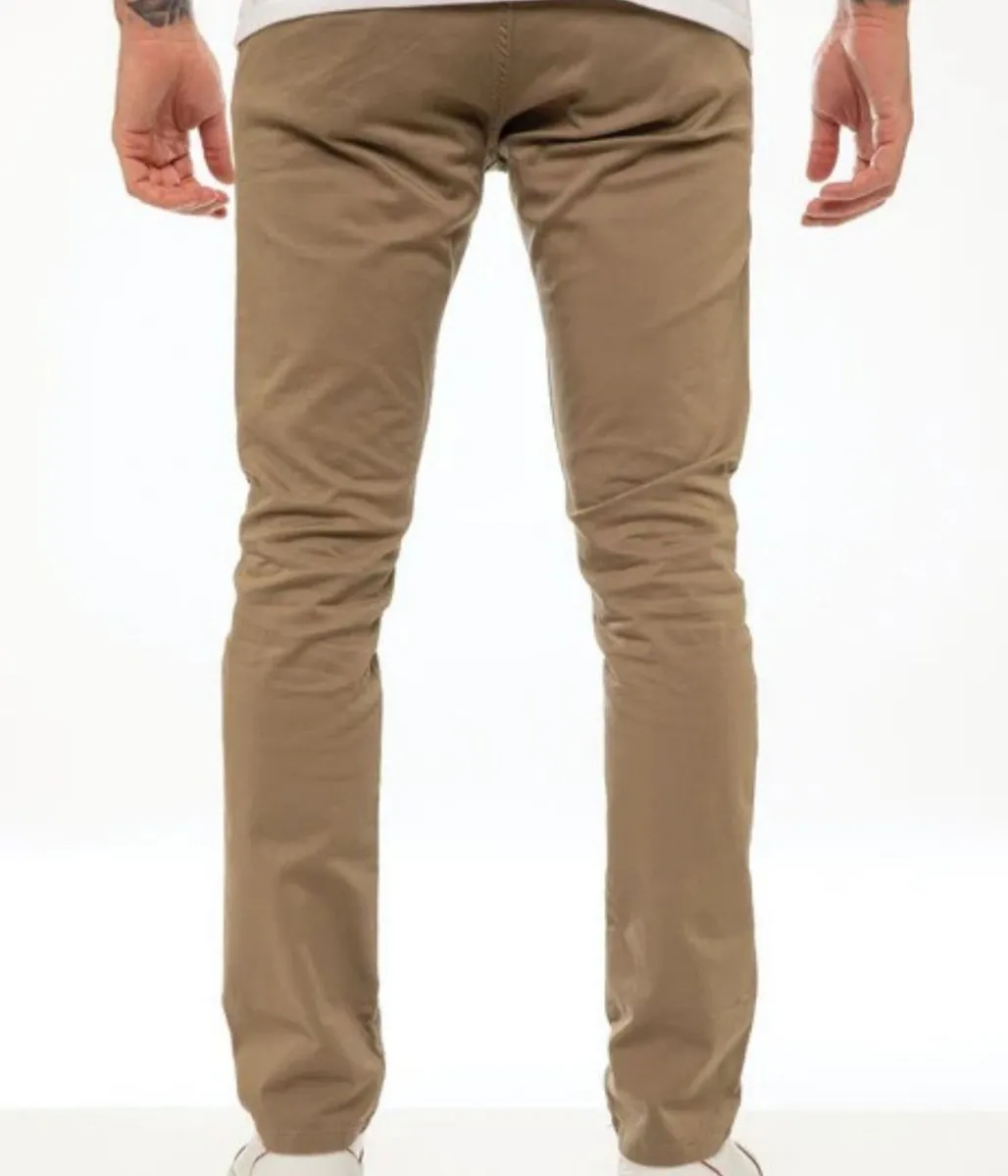 Enzo Slim Stretch Chino In Beige