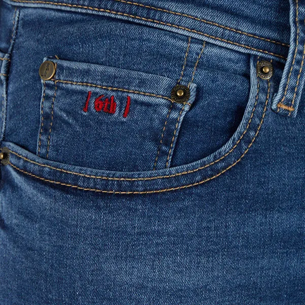 6th Sense Fred Bootcut Jeans Light Wash