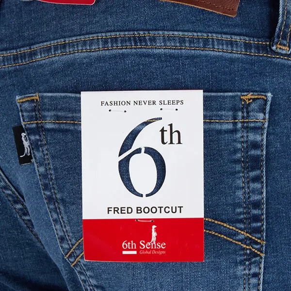 6th Sense Fred Bootcut Jeans Light Wash