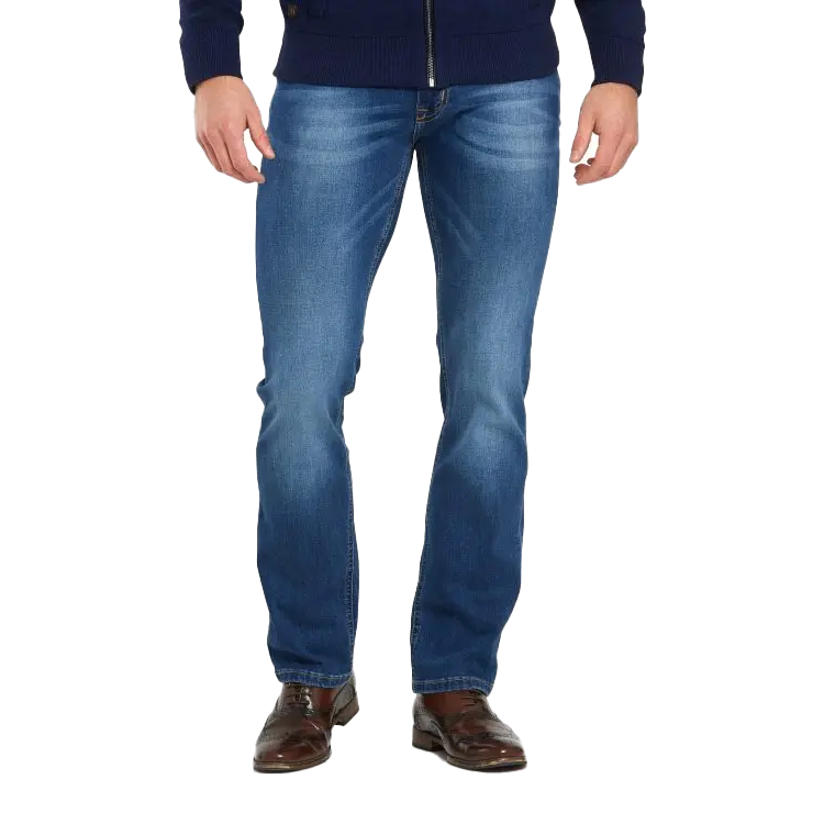 6th Sense Mid Wash Fred Bootcut Jeans