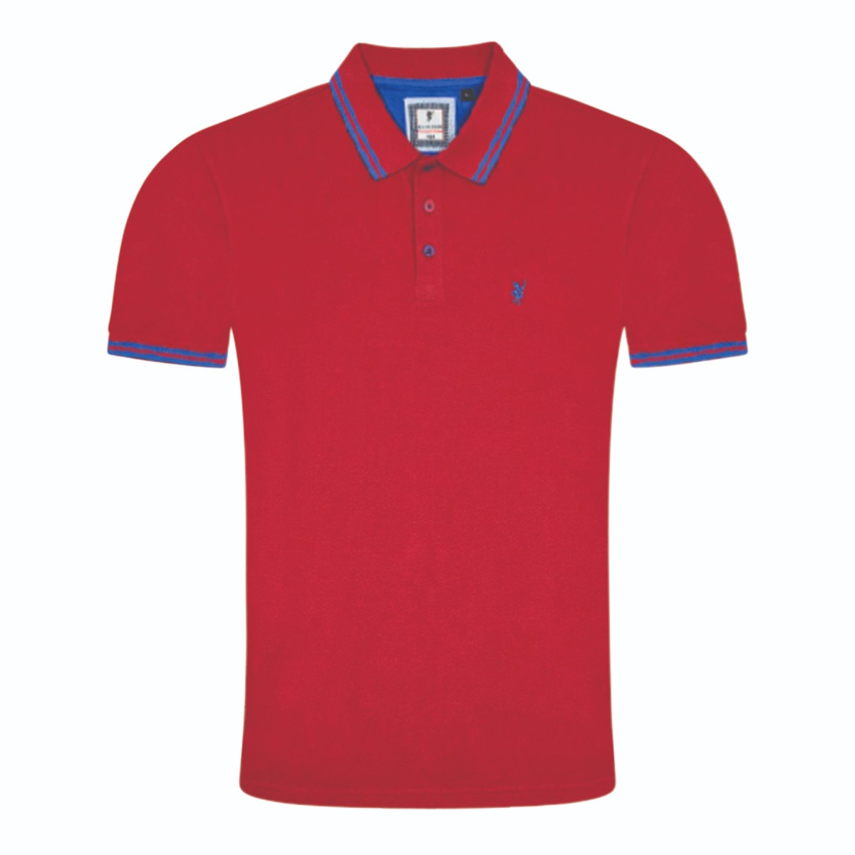 Sea Barrier Blue Tipped Polo Red